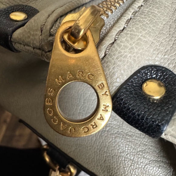 Marc by Marc Jacobs Preppy Pearl Colorblock Leather Satchel - Picture 3 of 8